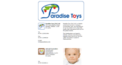 Desktop Screenshot of paradisetoys.biz